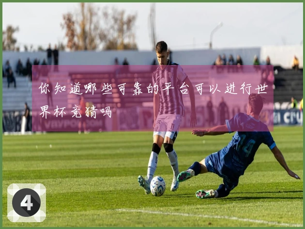 你知道哪些可靠的平台可以进行世界杯竞猜吗
